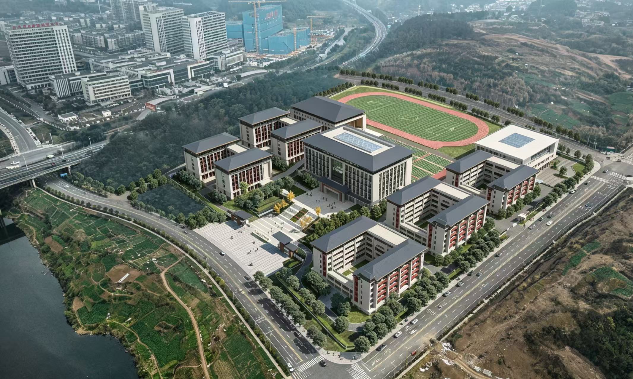 天鸿动态 | 喜报！集团成功中标南充市高坪中学下中坝校区建设工程监理项目